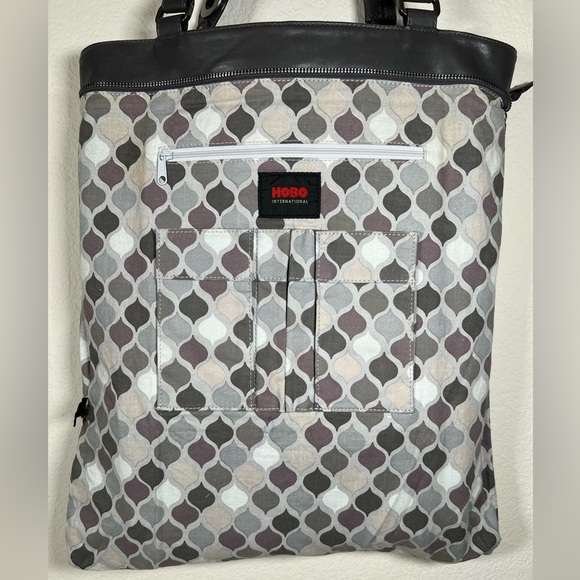HOBO International Large Pearl Gray Magazine Tote - Picture 9 of 14